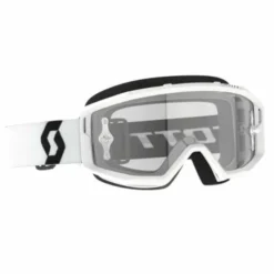 Maschera Primal Bianco Nero Lente Trasparente