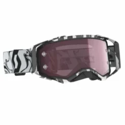 Maschera Prospect Amplifier Bianco Nero Lente Rosa