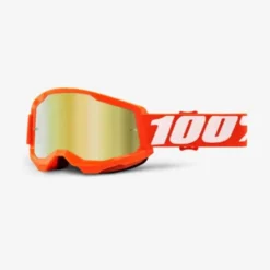 Maschera Strata 2 Arancio Lente Oro