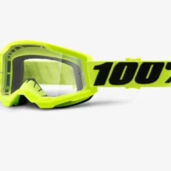 Maschera Strata 2 Neon Giallo Lente Trasparente