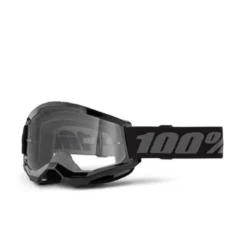 Maschera Strata 2 Nero Lente Trasparente KIDS