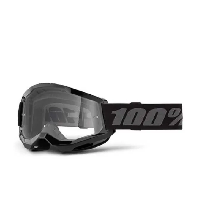 Maschera Strata 2 Nero Lente Trasparente KIDS