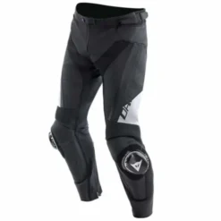 Pantalone Delta 4 Pelle Nero Bianco