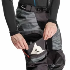 Pantalone Sterrato Tex Nero Rosso