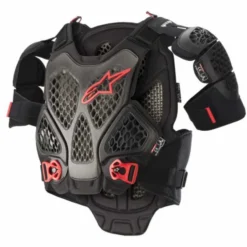 Pettorina A-6 Chest Nero Rosso