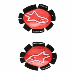 Saponette Ginocchia Gp Plus Knee Slider Rosso Bianco