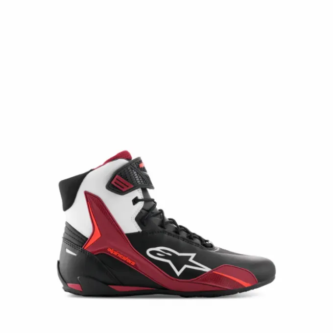 Scarpe Faster 4 Nero Bianco Rosso Bordeaux