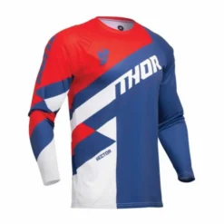 Sector Jersey Bianco Blu Rosso