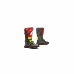 Stivali Rock KID Nero Rosso Giallo