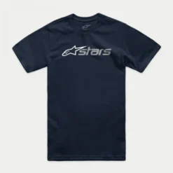 T-shirt Alpinestar Blaze 2.0 CSF Blu Navy Bianco
