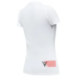 T-shirt Dainese Logo Lady Bianco Nero