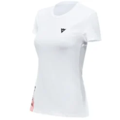 T-shirt Dainese Logo Lady Bianco Nero