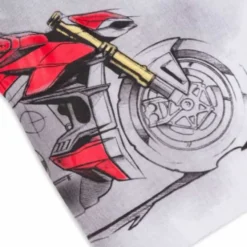 T-shirt Ducati Discovery per bambini bianca