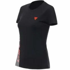 T-shirt Logo Lady Nero Rosso