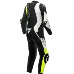 Tuta Audax D-zip Prof Estiva Nero Bianco Giallo