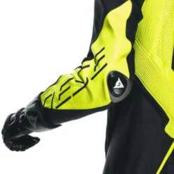 Tuta Audax D-zip Prof Estiva Nero Bianco Giallo