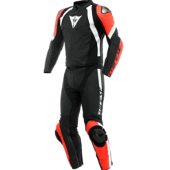 Tuta Avro 4 Div Nero Rosso Fluo Bianco