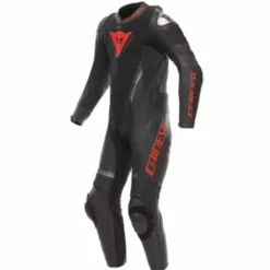 Tuta Dainese Demon Sprint Prof. Nero Rosso Fluo