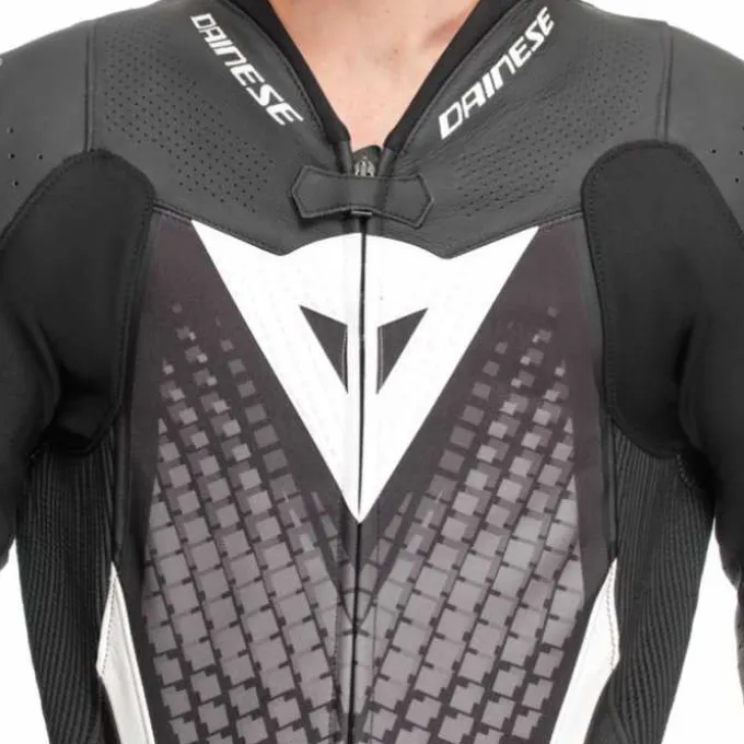 Tuta Dainese Laguna Seca 6 Perf. Nero Bianco