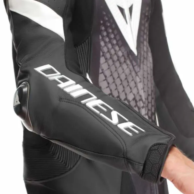 Tuta Dainese Laguna Seca 6 Perf. Nero Bianco