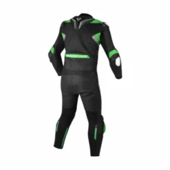 Tuta in Pelle Macna Armadyl divisibile nero verde