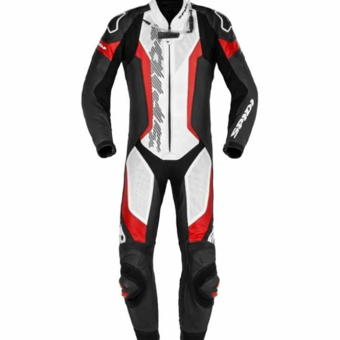 Tuta Laser Pro Perforated Bianco Rosso