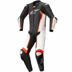 Tuta Missile V2 Prof Nero Bianco Rosso Fluo