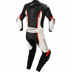 Tuta Missile V2 Prof Nero Bianco Rosso Fluo