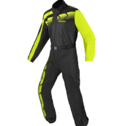 Tuta Touring Rain Flux Nero Giallo